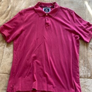 Purple/pink polo shirt L